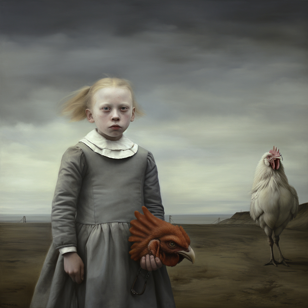 AlbinoGirlChicken01