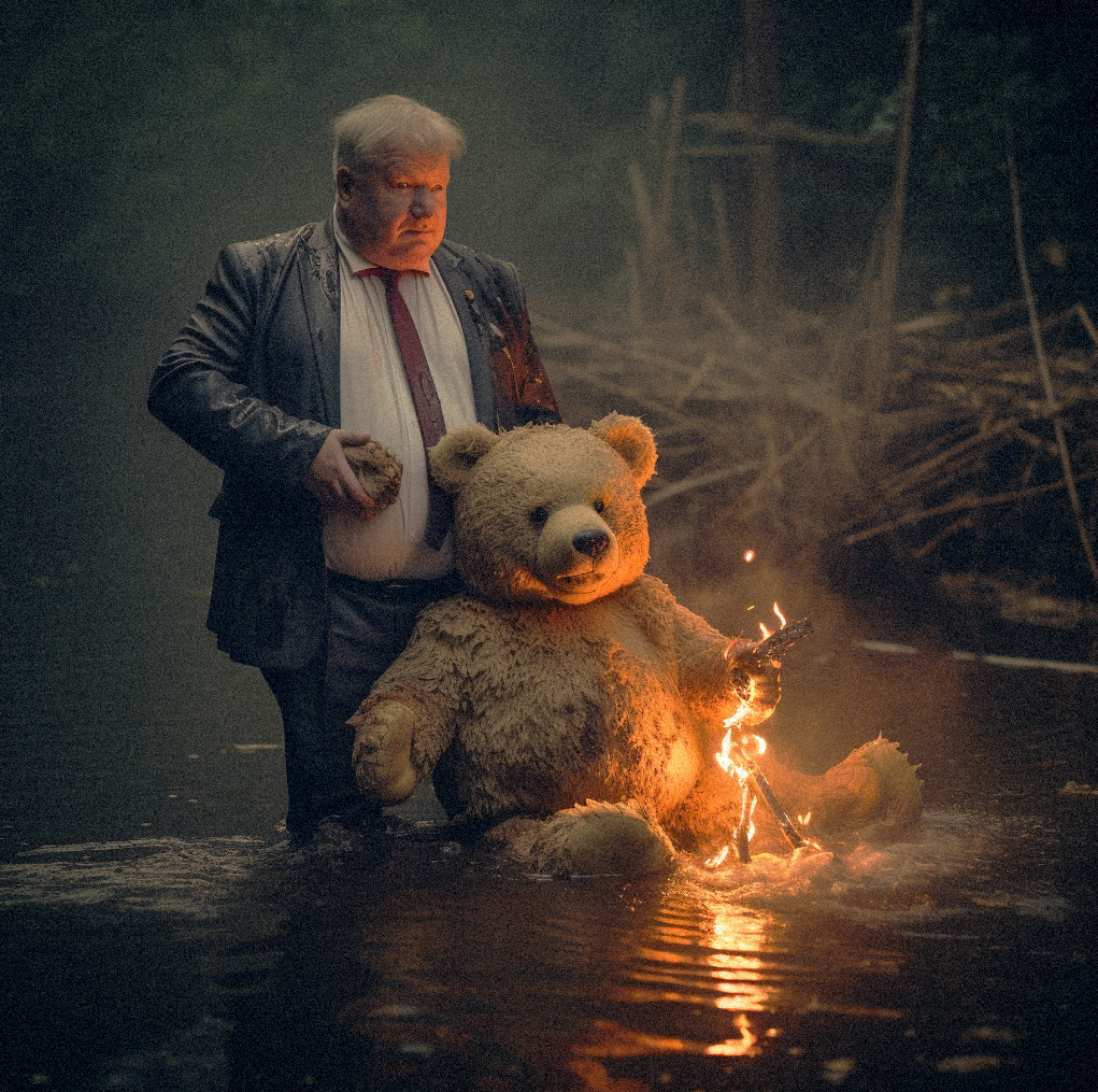 candiman_old_fat_man_in_a_torn_suit_standing_in_a_river_holdin_5af69316-429b-4837-b717-20590486135fcopy
