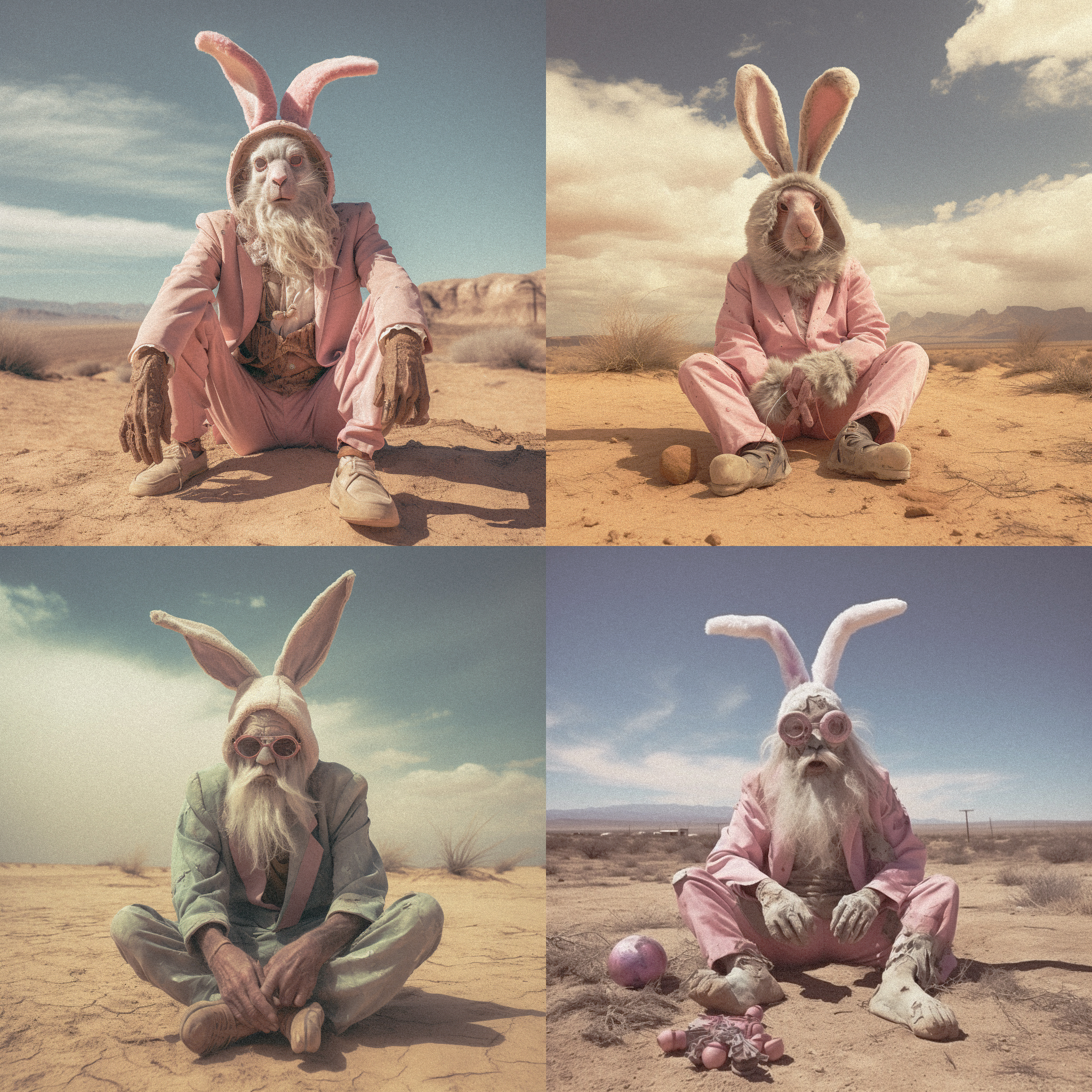 candiman_old_man_in_bunny_suit_in_a_desert_3d31a7f4-e401-41c7-93d7-69959f13de5b